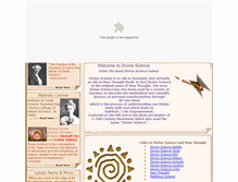 Tablet Screenshot of divinescience.com