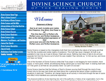 Tablet Screenshot of divinescience.org